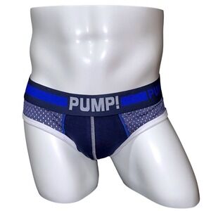 PUMP! Mesh Briefs Blue Size XXL (34-36) NWT
